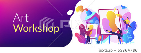 Workshop concept banner header. 65364786