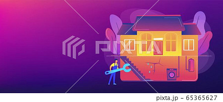 Basement services concept banner header 65365627