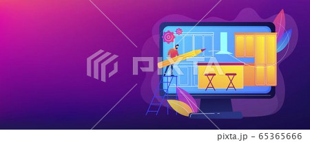 Custom made kitchens concept banner header 65365666