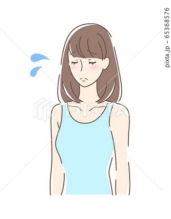 悲しむ女性 65368576