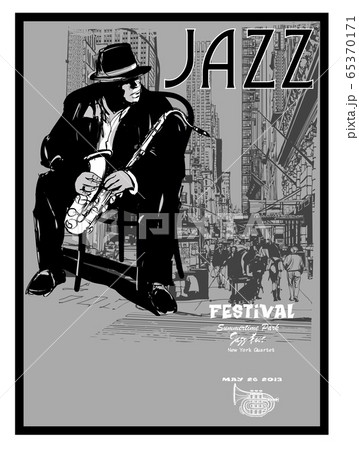 レア ヴィンテージポスター Vladimir Pinta ジャズ JAZZ 額装 odb12267.jpg