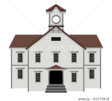 北海道建物1 札幌時計台ベクターイラストアイコン 北海道建物1 札幌時計台ベクターイラストアイコン 65370918