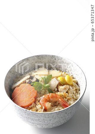 釜飯　炊き込みご飯 65371347