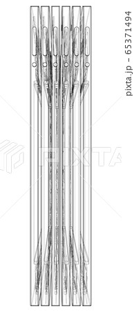 Smartphones concept outline. Vector Smartphones concept outline. Vector 65371494