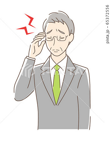 頭痛に悩む男性 頭痛に悩む男性 65372556