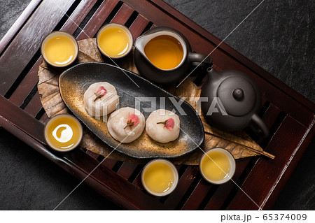 中国茶　 Set of the Chinese tea 65374009