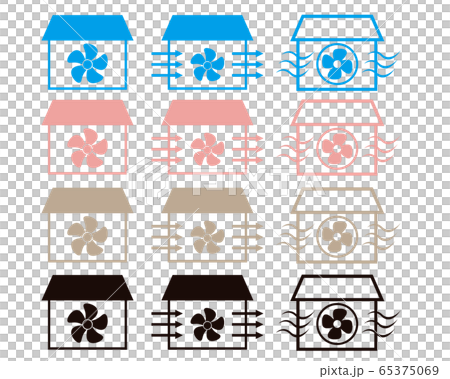 Ventilation house vector - Stock Illustration [65375069] - PIXTA