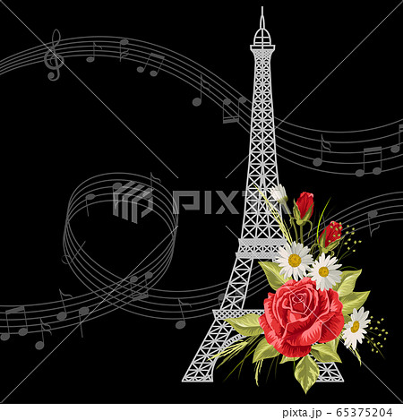 flower music notes backgrounds