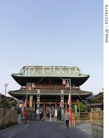 中山法華経寺山門　仁王門 65376478