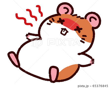 Heat Stroke Animal Hamster Small Animal Stock Illustration