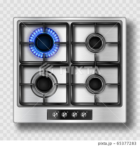 gas hob top