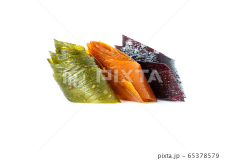 fruit pastille from apples and apricots and 65378579