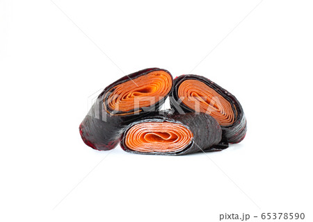 fruit pastille from apples and apricots and fruit pastille from apples and apricots and 65378590