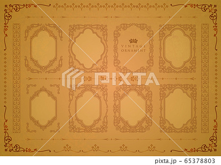 ビンテージフレームセット 65378803