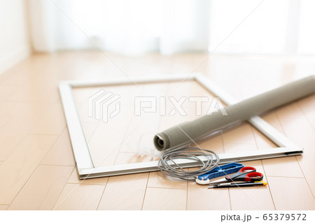 網戸の張替え　DIY 65379572