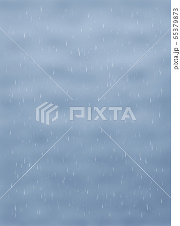 どんより雲と雨・縦長 どんより雲と雨・縦長 65379873