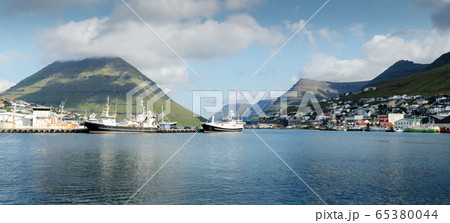 Breathtaking cityscape of Klaksvik town Breathtaking cityscape of Klaksvik town 65380044