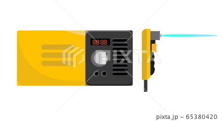 Portable prof welding machine isolated on white 65380420
