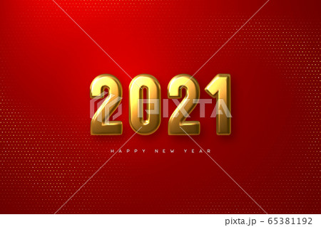 2021 New Year sign. 2021 New Year sign. 65381192