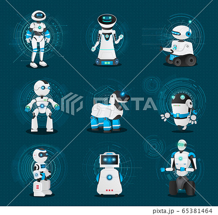 Humanoids and Androids, Robots Collection Vector Humanoids and Androids, Robots Collection Vector 65381464