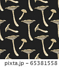 dark boletus pattern on lineart style 65381558