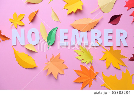 Leaves of paper fall red, orange, yellow leaf fall. Autumn concept Leaves of paper fall red, orange, yellow leaf fall. Autumn concept 65382204