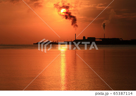 朝焼け_美保湾 65387114