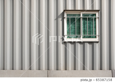 Gray container house. modern architecture 65387158