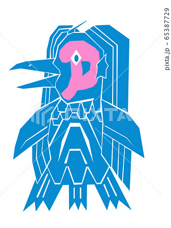 アマビエ　ロゴイラスト 65387729
