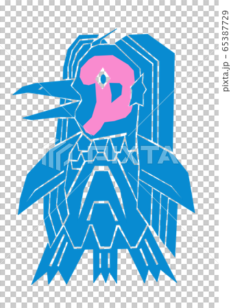 アマビエ　ロゴイラスト 65387729