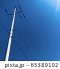 電柱 送電塔 送電線 65389102