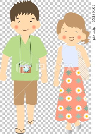 Traveler Couple No hat White border 65389103