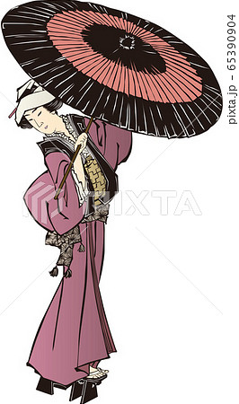 浮世絵　町人　その157 65390904