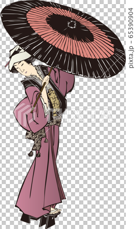 浮世絵　町人　その157 65390904