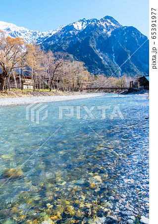 上高地・河童橋周辺の風景(5月上旬・朝) 上高地・河童橋周辺の風景(5月上旬・朝) 65391977