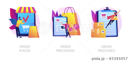Order status vector concept metaphors Order status vector concept metaphors 65393057