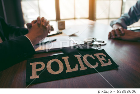 Tense situation at the inquiry room where police 65393606