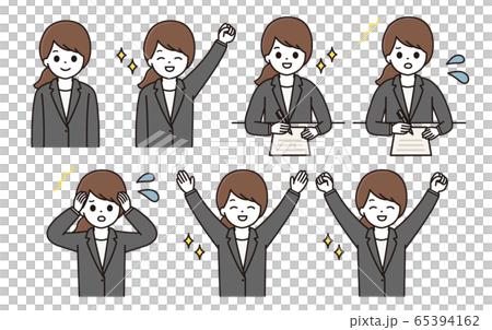 女商人面部表情集 65394162