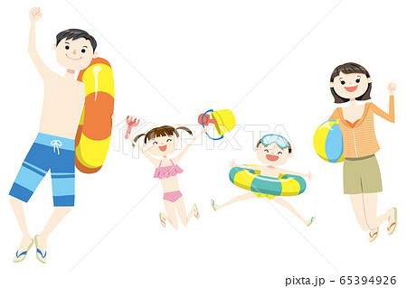 家族_ジャンプ_水着02 65394926