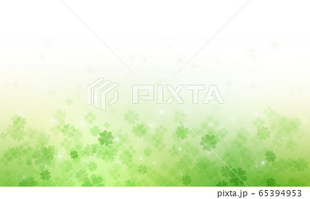 四葉のクローバー背景のイラスト素材