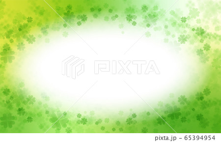 四葉のクローバー背景のイラスト素材