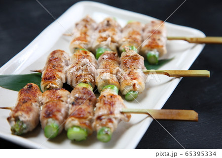 アスパラ肉巻き 65395334