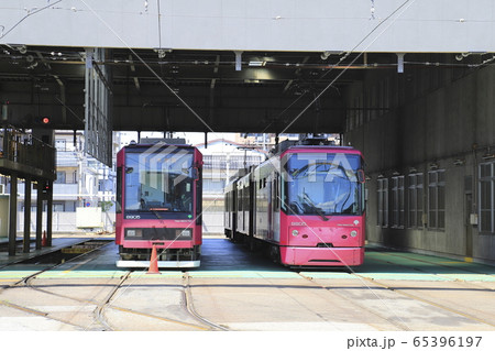 都電荒川線 荒川車庫前付近にて  65396197