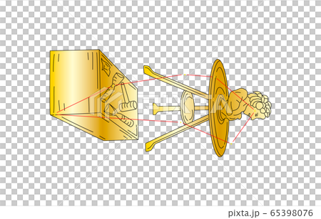 星座金ちょうこくしつ座のイラスト素材