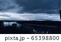 dark clouds in the evening. mobile photo 65398800