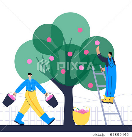 Garden work concept vector  Garden work concept vector  65399446