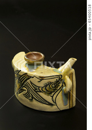 壺屋焼　抱瓶 65400518