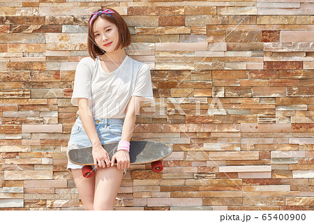 スケートボード 休憩 休み 65400900