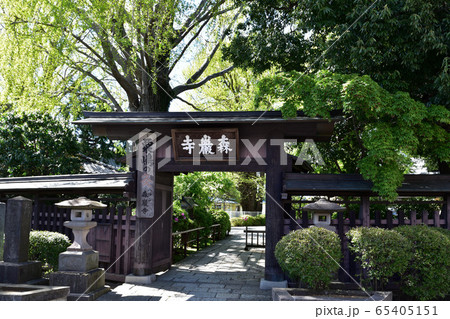 下北沢・森巖寺の門 65405151