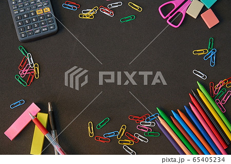 Flank background with school theme Flank background with school theme 65405234